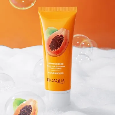 BIOAQUA Papaya Moisturizing Gentle Facial Cleanser 100g